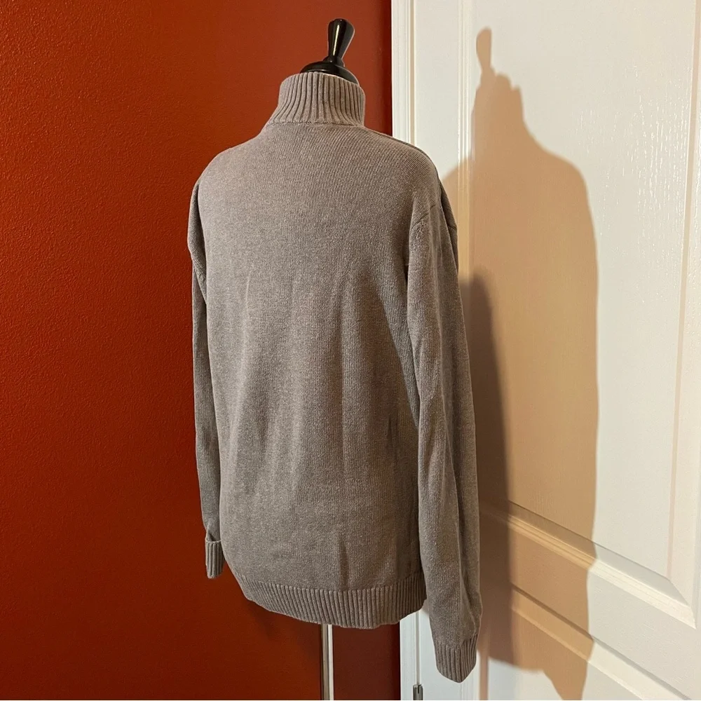 Rodd & Gunn Men’s Merrick Bay Quarter‎ Zip Almond Australian Cotton Sweater
